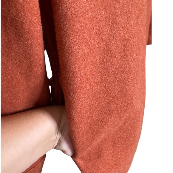 Zesica Women's Shacket Burnt Orange Large Missing Belt Very Warm - Picture 3 of 6